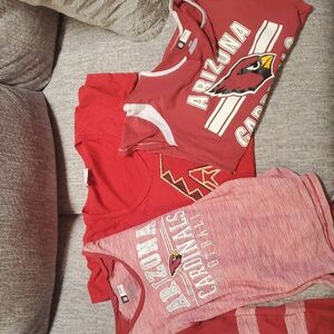 2 NFL Arizona Cardinals Shirts, 1 LS/1 SS, 1 SS DiamondbcaksTee